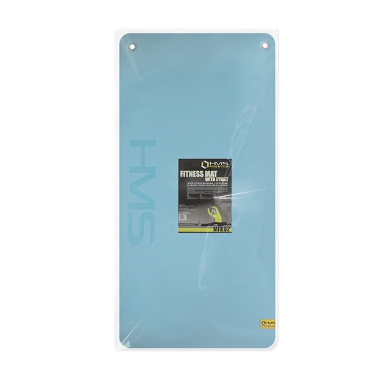 Mata fitness klubowa z otworami HMS PREMIUM MFK02 niebiesko - czarna