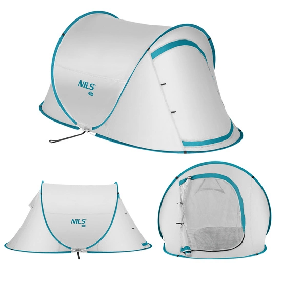 Namiot kempingowy samorozkładający NILS CAMP NC3743 szary