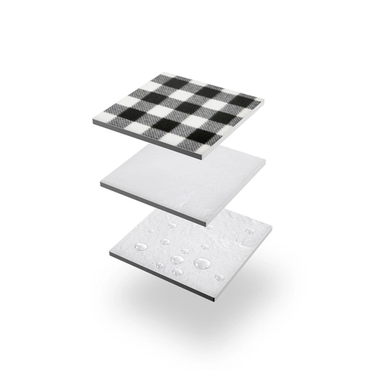 Koc piknikowy NILS CAMP NC2311 200 x 200 cm biało-czarny