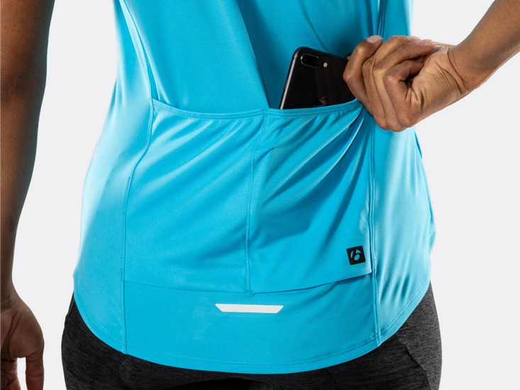 Koszulka rowerowa damska Bontrager Kalia Lazurowy