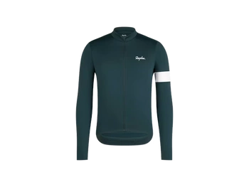 Koszulka termiczna rowerowa męska Rapha Core ciemnozielony