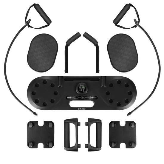 Deska do ćwiczeń mięśni brzucha i pompek z linkami 3w1 HMS DBP02