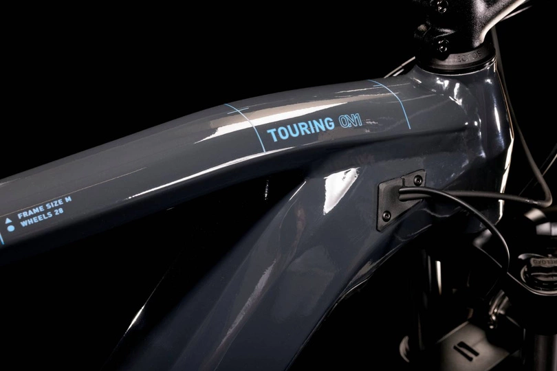 Rower elektryczny trekkingowy Cube Touring Hybrid One 400Wh 2023 grey blue