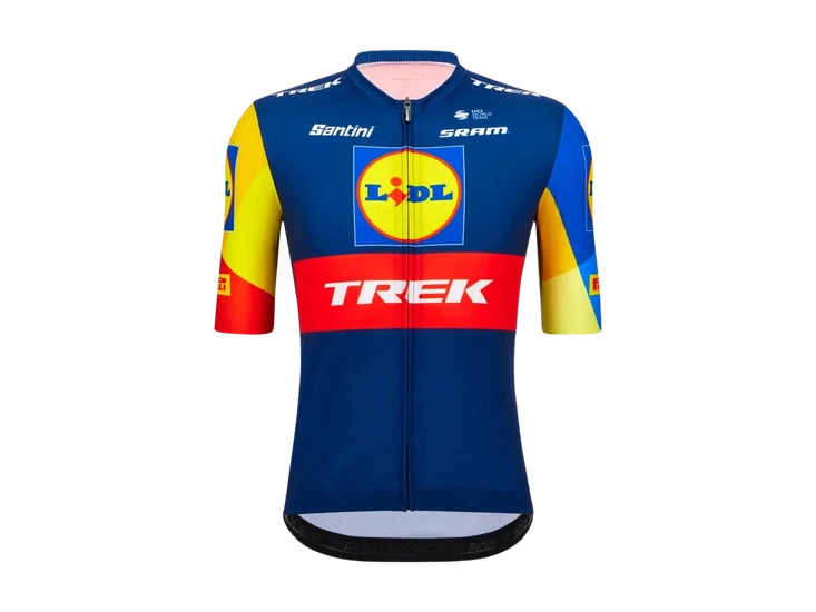 Koszulka rowerowa damska Santini Lidl - Trek Replica Race