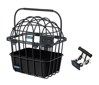 Kosz rowerowy Around Luna na kierownicę do przewozu zwierząt
