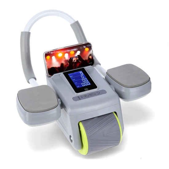 Koło do ćwiczeń mięśni brzucha HMS KA08 S szare