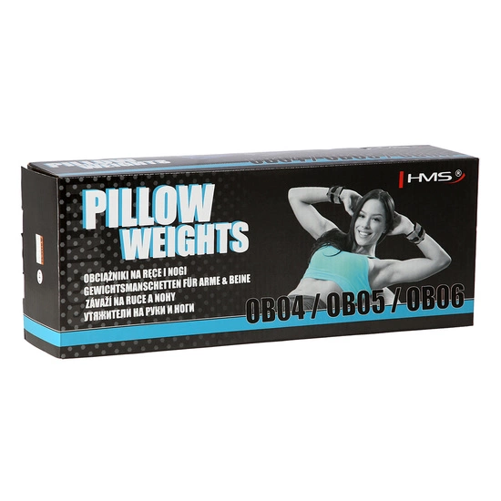 Obciążniki na ręce i nogi HMS OB06 2 x 3 kg czarne