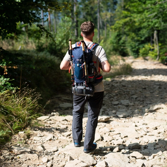 Plecak turystyczny NILS CAMP NC1993 granatowy northlake 30L + 10L