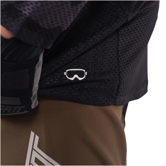 Koszulka rowerowa dziecięca LEATT Jersey MTB Gravity 4.0 Junior black