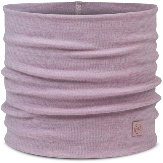 Bandana BUFF Merino Heavyweight Neck Warmer Solid Lilac Sand