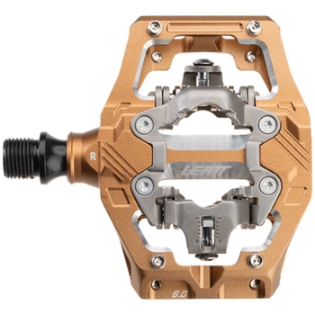 Pedały rowerowe SPD Leatt Pedals AllMtn 6.0 Clip-in 5x70mm frostbronze