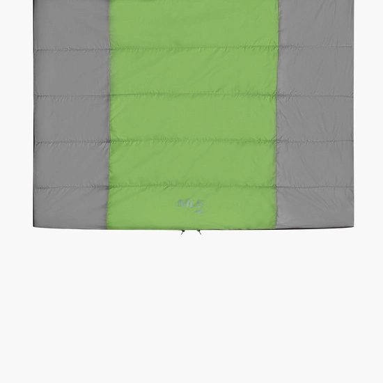 Śpiwór turystyczny NILS CAMP NC2011 szary / zielony podwójny