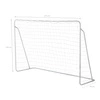 Bramka piłkarska z siatką i panelem do celowania NILS NT7788