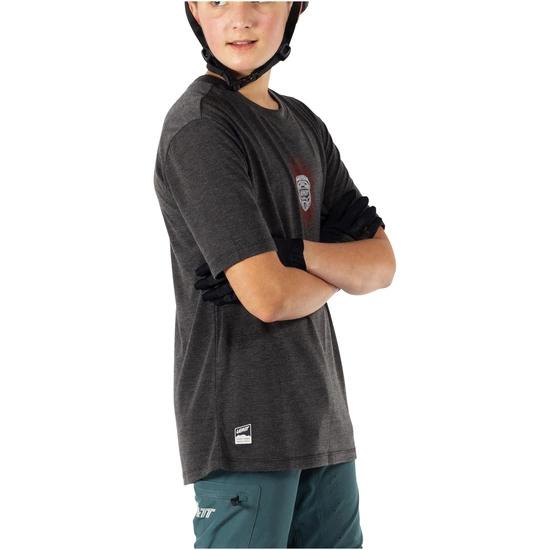 Koszulka rowerowa dziecięca LEATT Jersey MTB AllMtn 2.0 Junior black