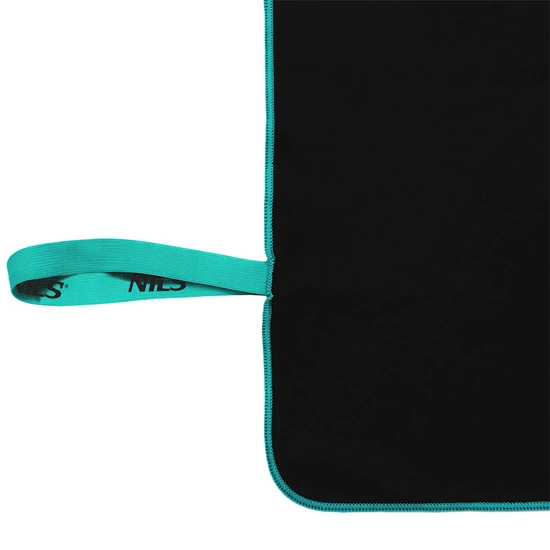 Ręcznik z mikrofibry NILS NCR13 200 x 90 cm czarny