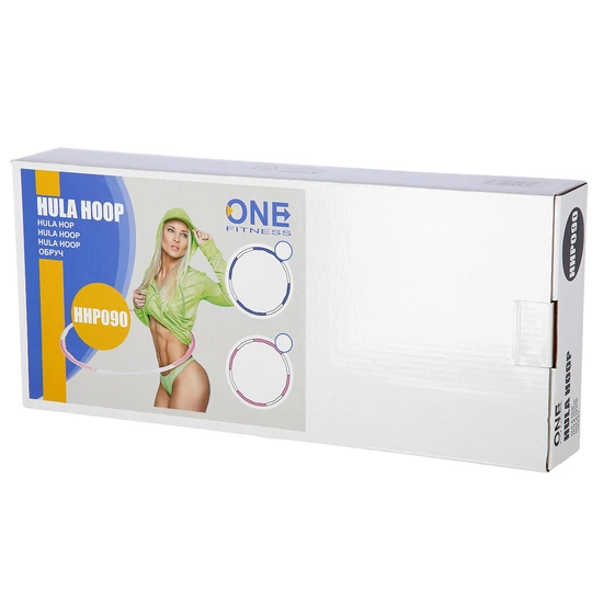 Hula hop 0,4kg 90cm ONE FITNESS HHP090 blue / white