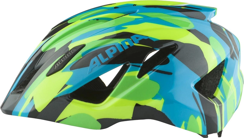 Kask rowerowy dziecięcy Alpina Pico neon green/blue
