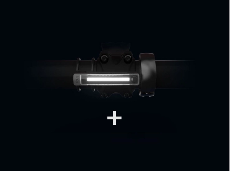 Lampka rowerowa przednia Knog Plus 40 lm