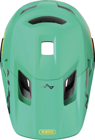 Kask rowerowy dziecięcy fullface ABUS YouDrop FF S sage green