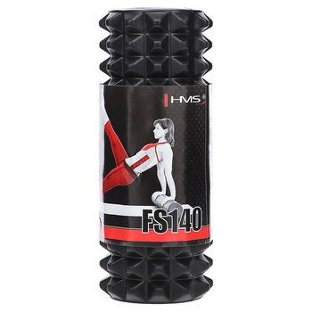 Wałek / roller fitness HMS FS140 33 cm czarny