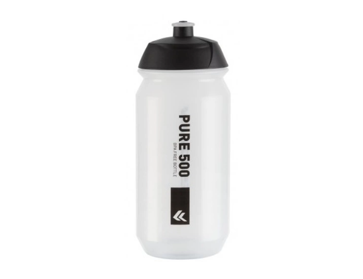 Bidon rowerowy Kross Pure 500 ml transparentny/black