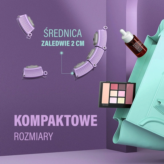 Hula hop z magnesami, obciążnikiem i licznikiem HMS HHM14 fioletowy