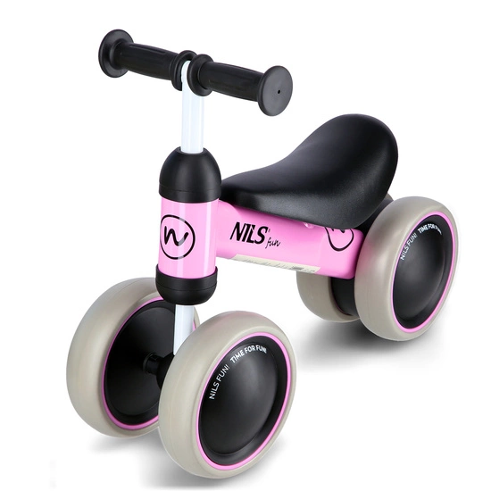 Rower dziecięcy biegowy NILS FUN RB002 różowy