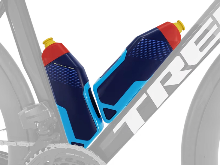Bidon i koszyk na bidon Trek RSL waterloo blue