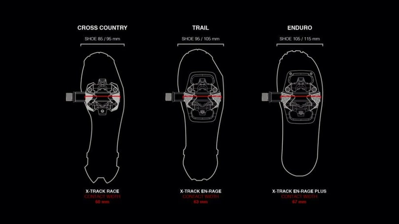 Pedały rowerowe SPD Look X-Track EN-Rage black