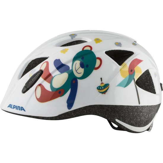 Kask rowerowy dziecięcy Alpina Ximo white bear