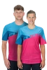 Koszulka rowerowa Cube Edge Pink/Blue