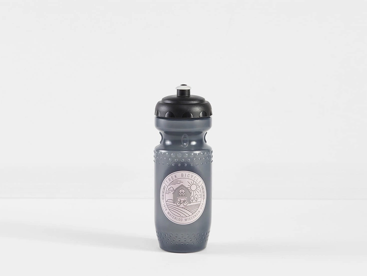 Bidon rowerowy Trek 600 ml transparentny/szary