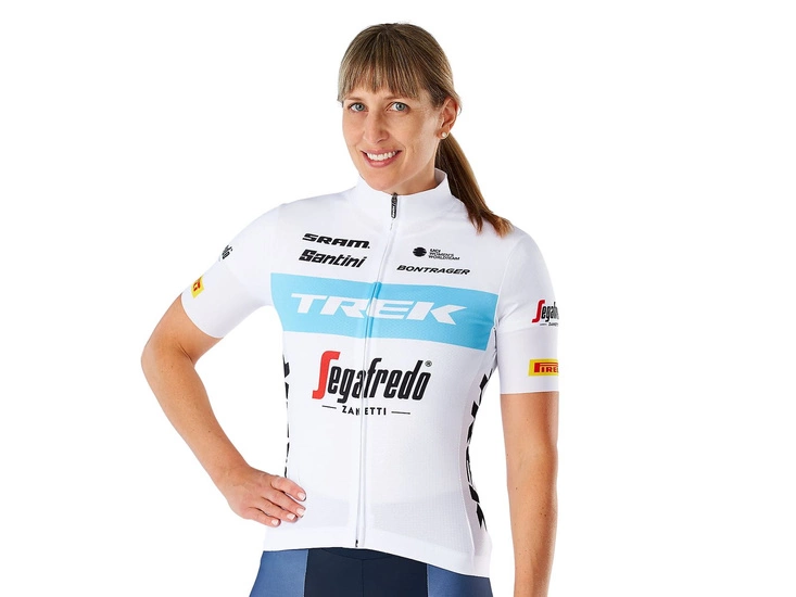 Koszulka rowerowa damska Santini Trek-Segafredo Replica White