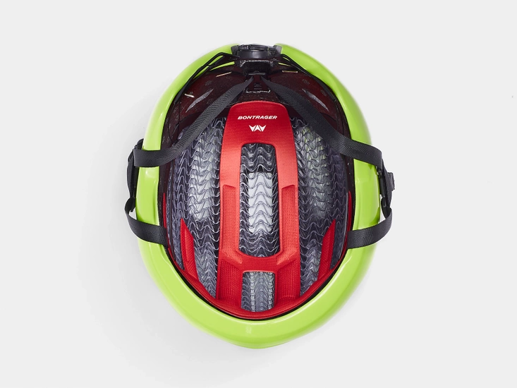 Kask rowerowy Bontrager Circuit WaveCel fluo yellow