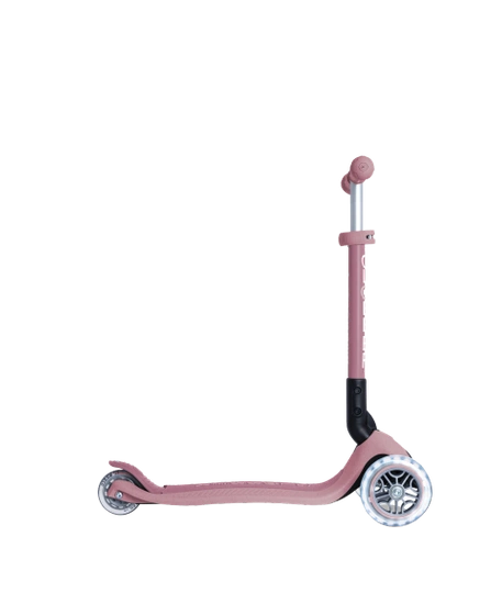 Hulajnoga dziecięca Globber Junior Foldable Lights Eco jagodowa