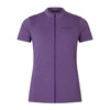 Koszulka rowerowa damska Endura Loop S/S Zipped heather