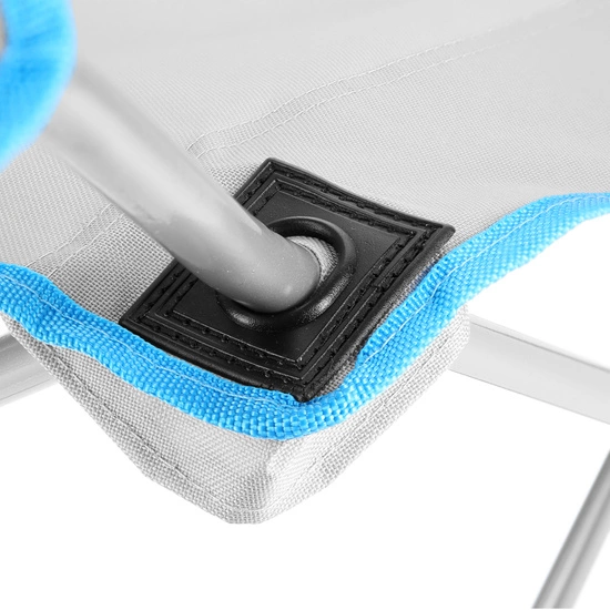 Krzesło turystyczne składane z daszkiem NILS NC3087 szare