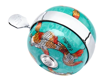 Dzwonek rowerowy Electra Koi Spinner morski
