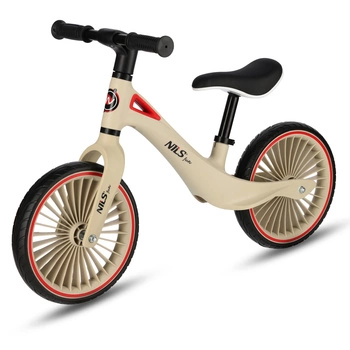 Rowerek dziecięcy biegowy 12" NILS FUN RB138 beżowy