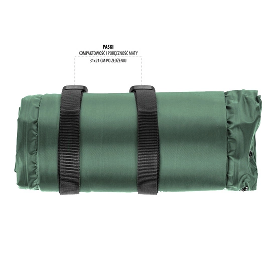 Mata samopompująca NILS CAMP NC4008 zielona