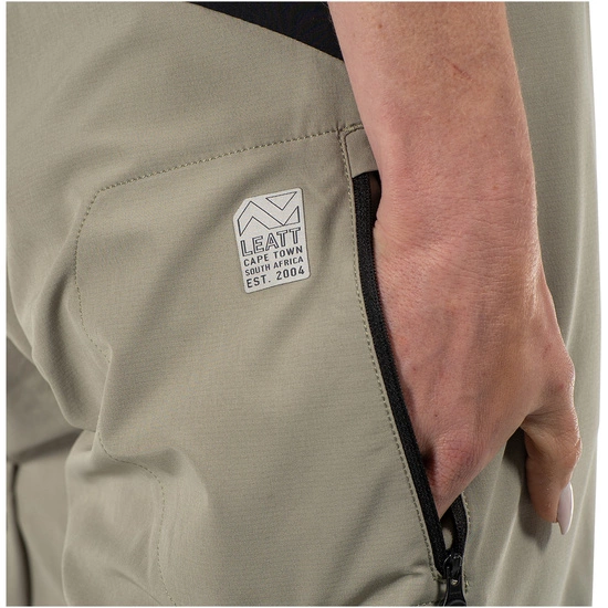 Spodnie rowerowe damskie LEATT Pant MTB Trail 2.0 Women z wkładką cream
