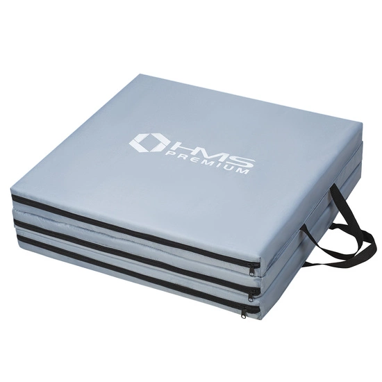 Materac gimnastyczny składany HMS PREMIUM MGS02 szary