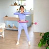 Hula hop z obciążnikiem ONE FITNESS OHA02 różowy