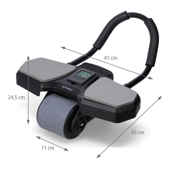 Koło do ćwiczeń mięśni brzucha HMS KA10 S czarne