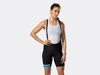 Spodenki rowerowe damskie Bontrager Circuit z szelkami Black
