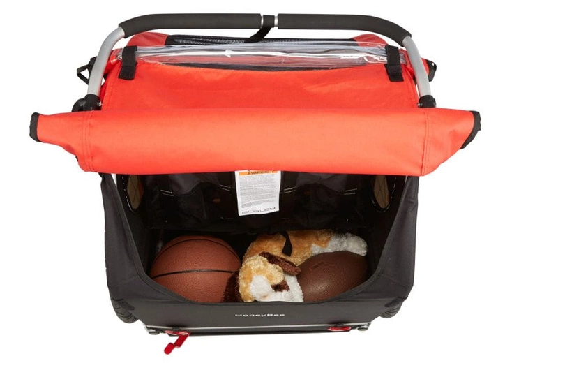 Przyczepka rowerowa Burley Honey Bee Red