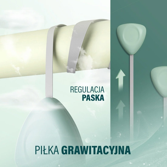 Hula hop z magnesami, obciążnikiem i licznikiem HMS HHM14 zielony