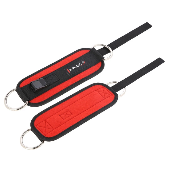 Opaski treningowe na kostkę do wyciągu HMS OPX02 czerwone