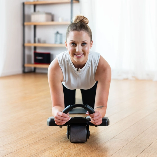 Koło do ćwiczeń mięśni brzucha HMS KA10 S czarne