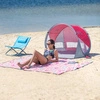 Namiot plażowy NILS CAMP NC3142 czerwony / szary